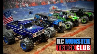 Losi Mini LMT Monster Truck Racing And Freestyle With The RC Monster Truck Club At Canyon Hobbies [upl. by Anwahsit]