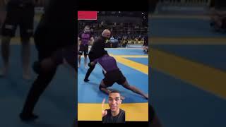 Se liga no que aconteceu nessa luta 😱 bjj jiujitsu grappling [upl. by Alomeda]