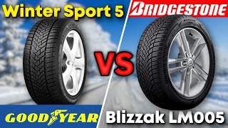 Dunlop Winter Sport 5 vs Bridgestone Blizzak LM005 2024 [upl. by Ilrac]