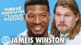 JAMEIS WINSTON Sundae Conversation with Caleb Pressley [upl. by Adilem639]