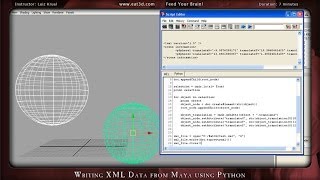 Writing XML Data from Maya using Python [upl. by Alleyne]