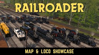 RAILROADER  Map amp Locomotive Showcase [upl. by Gratt]