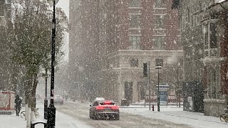 4K｜Walking in the snowy Tianjin [upl. by Kristin]