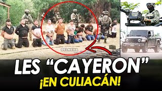 ¡¡BOMBAZO CAPTURAN a 11 PISTOLEROS de quotLA MAYIZAquot tras una PERSECUCIÓN y BALACERA en CULIACÁN [upl. by Llerod]