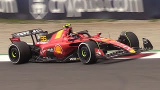 F1 Monza 2023 Friday Practices V6 Pure Sound Insane Speed Sparks amp More [upl. by Husha]