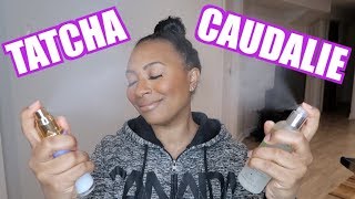 Tatcha vs Caudalie  Battle of The Cult Favourite Facial Mists [upl. by Gothar]