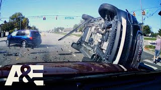 Caught On Dash Cam  Top 6 Most Shocking Moments  Part 2  Road Wars  AampE [upl. by Oijile]