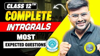 Class 12 Integrals Most Expected Questions I Integrals All Important Questions I Class 12 I A4S [upl. by Cadmarr464]