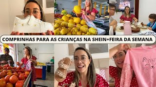 COMPRAS NA SHEIN 99  FIZ A FEIRA DA SEMANA EM UM SACOLÃƒO DA CIDADE ROTINA DA TARDE E MAIS [upl. by Domenech348]