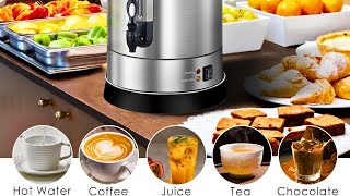 WerkWeit Coffee Urn 100 Cups Large Coffee Dispenser  Best Commercial Coffee Maker [upl. by Ahusoj]