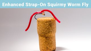 Tying the Improved Squirmy Worm Fly Pattern  Enanced Strap On Method [upl. by Casmey]