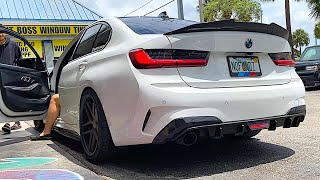 2021 BMW 330i  STRAIGHT PIPED  POPS amp BANGS  340 MUFFLER DELETE AND RESONATOR DELETE [upl. by Atteuqram428]