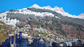 Travel to ENGELBERG MT TITLIS by SBB TrainSwitzerland🇨🇭 Travel Vlog winterwonderland switzerland [upl. by Ahsilak]