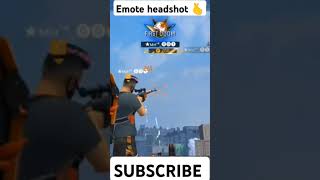 Emote headshot short video freefire gaming 🫰🔥😈🗿🍷 [upl. by Ynittirb]