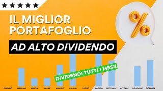 Il miglior portafoglio ad ALTO Dividendo  6040 [upl. by Trin]