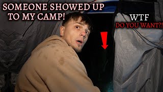 My SCARIEST Camping Trip  We Were Trapped In The Woods  Someone Showed Up To My CAMP [upl. by Manvell]