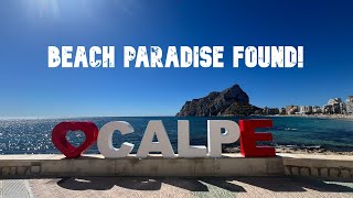 Secret Beach Paradise Found escape Torrevieja to Calpe tour promenade in Spain [upl. by Aisatsana]