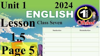 English Class 7 Unit 1 Lesson 15 Page 5 English Class 7 2024 Class 7 English new curriculum 2024 [upl. by Anij454]