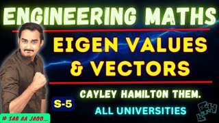 EIGEN VALUES amp EIGEN VECTORS  MATRICES  ENGINEERING MATHS  SAURABH DAHIVADKAR  FADU ENGINEER [upl. by Aneelehs]