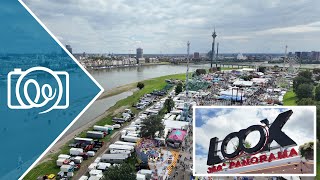 Look 360°  Panorama Skylift  NEUHEIT  Rheinkirmes Düsseldorf 2024  4K Onride  POV Video [upl. by Nosoj]