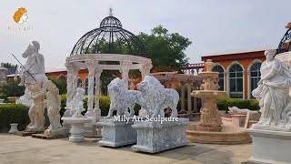 Lifesize Marble statues  Sculptures Factory  Mily Art Sculpture [upl. by Arahsat]