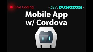 Live Coding Mobile App with Cordova GPS tool [upl. by Novla]