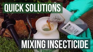 Quick Solutions How to Mix Insecticide [upl. by Enrique]