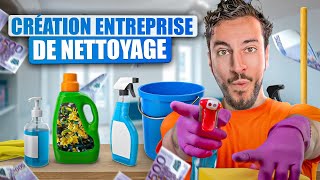 Créer sa MicroEntreprise de Nettoyage de A à Z en 12 Minutes [upl. by Fattal166]