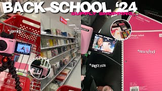 BACK TO SCHOOL SUPPLY SHOPPING 24 ✮⋆˙  target haul freshman year  TijuanaNicole [upl. by Hsirt]