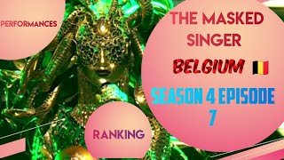 S4 E7  Performances ranking  Masked Singer Belgium 🇧🇪 [upl. by Erastes]