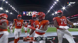 Rushing Touchdown by Khalil Herbert Gives the Bears Their First TD of The Night [upl. by Johannah483]