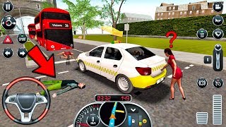 Taxi Sim 2016 25  CRAZY DRIVER Taxi Game Android IOS gameplay [upl. by Nylkoorb]