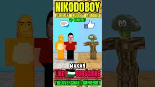 NIKODO LEBIH PILIH MAKAN BROKOLI DARIPADA NUGGET skibiditoilet minecraft shorts [upl. by Marchak]