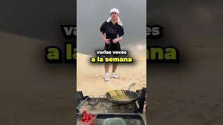 Preparan receta de comida en el desierto y una tormenta de arena se lo traga 🍝🤔 Shorts [upl. by Damon]