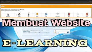 Cara membuat website ELearning [upl. by Droffilc]