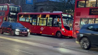 1 YEAR AT STOCKWELL Go Ahead London SK17HKC WS83 on Route 424 at Putney Bridge 25324 [upl. by Niltyak639]