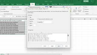 Split data into different columns in Microsoft Excel [upl. by Attenyw]