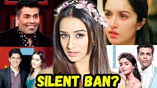 The SILENT BOYCOTT of Shraddha Kapoor by Bollywood  Bollywood hates Shraddha Kapoor [upl. by Geraldina]