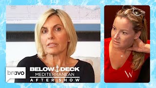 Captain Sandy Explains Why She Fired Hannah Ferrier  Below Deck Mediterranean After Show S5 Ep12 [upl. by Axel]