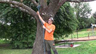 Single Rope Technique SRT Setup [upl. by Godrich]