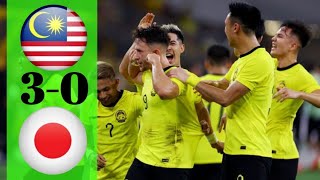 MALAYSIA VS JEPANG 30 Highlights Friendly match‼️Extended HD amp All Goals [upl. by Giulietta]