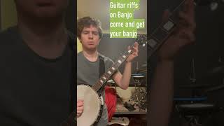 Guitar riffs on banjo [upl. by Acitel]