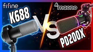 May The Best Mic Win  Fifine K688 vs Maono PD200X [upl. by Haberman]