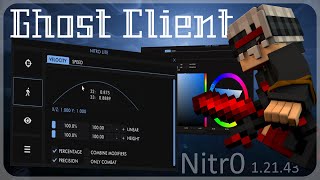 1 GHOST CLIENT 12144  Nitr0 Client Minecraft Bedrock Edition FREE [upl. by Ardnasal]