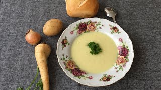 Pastinaken Creme Suppe 🥣  leckere Gemüse Suppe [upl. by Hayse]