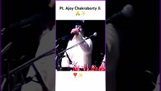 Pt Ajoy Chakraborty Ji 🙏✨ icmvocal indian classical music icmtabla shorts [upl. by Nylirej]