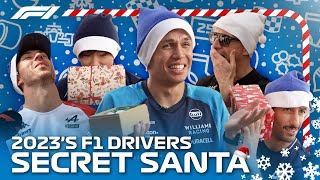 F1 Grid Does Secret Santa 2023 [upl. by Aliakim]