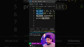 Python List vs Tuple Difference 😳 [upl. by Ayle]