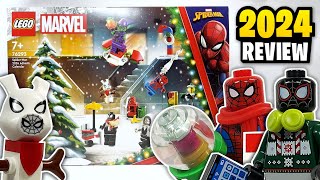 LEGO Marvel SpiderMan Advent Calendar 76293  2024 EARLY Set Review [upl. by Bussey812]