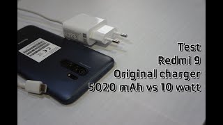 Xiaomi redmi 9 test original charger 10 watt [upl. by Sarkaria]